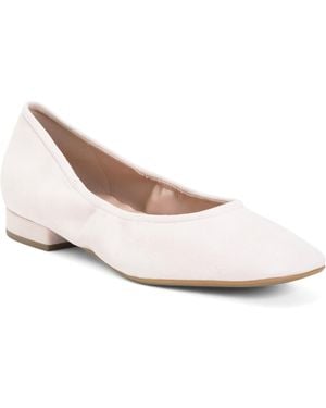 TJ Maxx Suede Go To Valinda Ballet Flats For - White