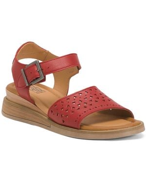 TJ Maxx Leather Cayne Sandals For - Pink