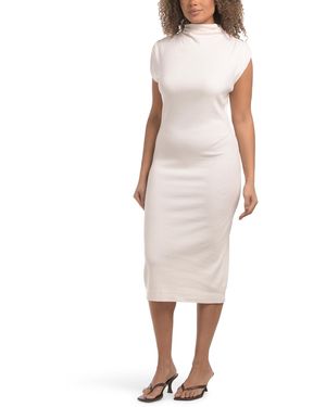 TJ Maxx Iolanda Mock Neck Midi Dress For Spandex/Modal/Cotton - Multicolor