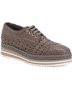 TJ Maxx Leather Piknik Woven Sneakers For Leather/Suede - Brown