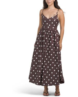 TJ Maxx Polka Dot Dress For Cotton - Purple