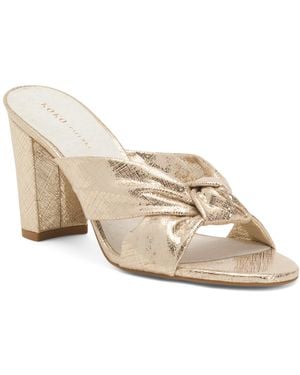 TJ Maxx Leather Paxton Heels For Leather - Natural
