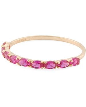 TJ Maxx 14Kt Lab Created Ruby Band Ring - Pink