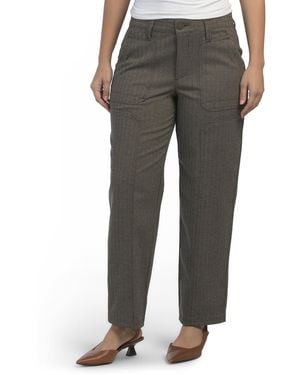 TJ Maxx Absolution Tapered Utility Pants With Patched Panels For Spandex/Polyester - Gray