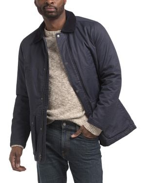 TJ Maxx Jacket With Corduroy Collar For Cotton/Polyester - Gray