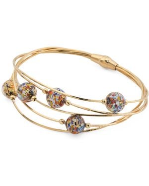 TJ Maxx 18Kt Plated Sterling Murano Bead Bracelet For - Metallic