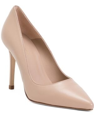 TJ Maxx Leather Fern Pointy Toe Pumps For - Pink