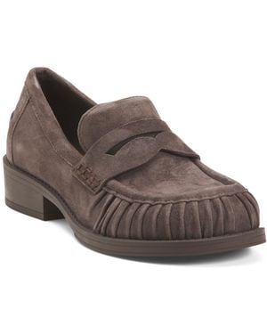 TJ Maxx Suede Ringo Bis Loafers For Leather/Suede - Brown