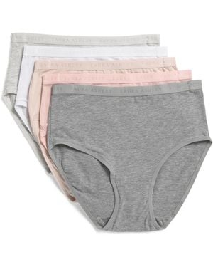 TJ Maxx 5Pk Organic Cotton Briefs Set For Spandex/Cotton - Gray