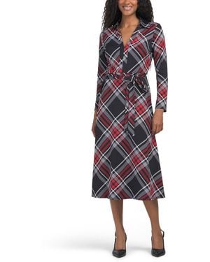 TJ Maxx Delphine Brushed Dress For Nylon/Spandex - Multicolor
