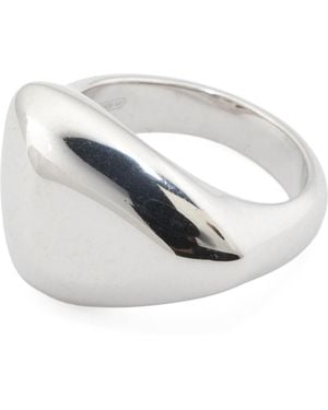 TJ Maxx Sterling Triangular Ring - White