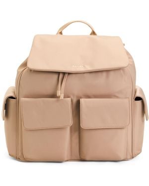 TJ Maxx Guildford Grove Medium Flap Over Backpack For Leather - Natural
