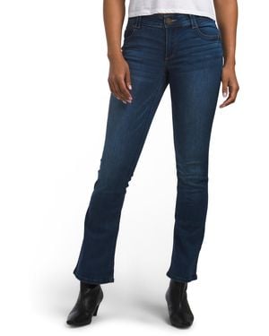 TJ Maxx Ab Technology Mid Rise Bootcut Jeans For Spandex/Cotton/Polyester - Blue