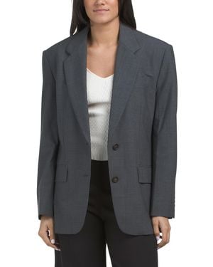 TJ Maxx Virgin Wool Blend Jacket For - Gray