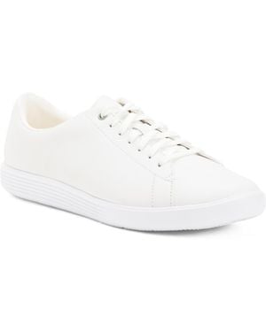 TJ Maxx Leather Grand Crosscourt Comfort Sneakers For - White