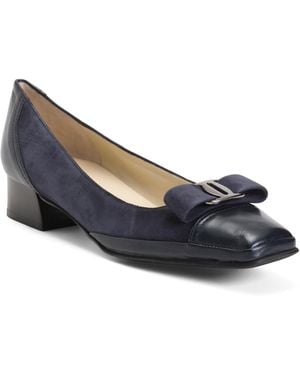 TJ Maxx Suede Mambo Low Heel Shoes For Leather/Suede - Blue
