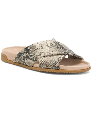 TJ Maxx Wide Leather Etna Comfort Sandals For - Multicolor