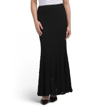 TJ Maxx Normandie Skirt For Nylon/Spandex/Cotton - Black