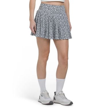 TJ Maxx Pleated Active Skort For Spandex/Polyester - Blue