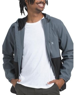TJ Maxx Color Block Windbreaker Jacket For Nylon/Spandex - Gray