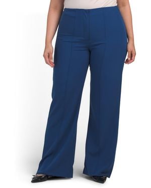 TJ Maxx Finn Straight Leg Pants For Spandex/Polyester/Rayon - Blue