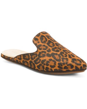 TJ Maxx Leather Vidi Mules For - Brown