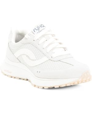 TJ Maxx Suede Jetsetter Walking Sneakers For - White
