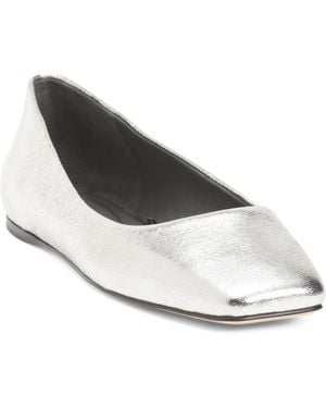 TJ Maxx Leather Amaya Ballet Flats For - White