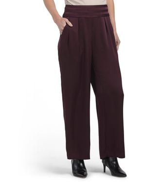 TJ Maxx Cropped Joss Pants For Polyester - Red