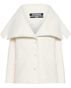 Jacquemus Le Caban Caruso Draped - White
