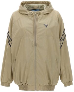 Prada Logo Jacket - Green