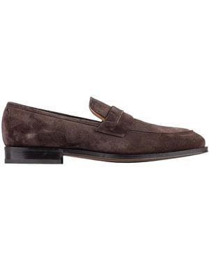 Ferragamo Suede Loafers - Brown