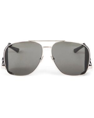 Saint Laurent Aviator Sl 653 Leon Sunglasses - Grey