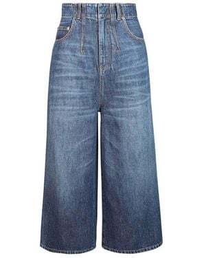 Dior Wide-leg Denim Jeans - Blue