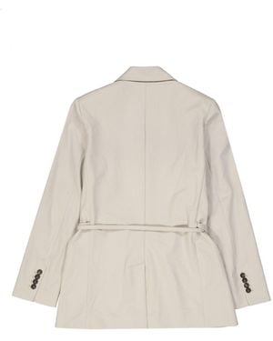 Brunello Cucinelli Wool Jacket - Natural
