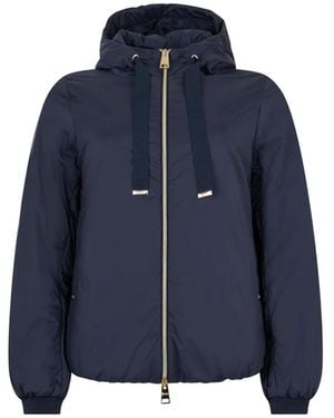 Herno Hooded Padded Jacket - Blue