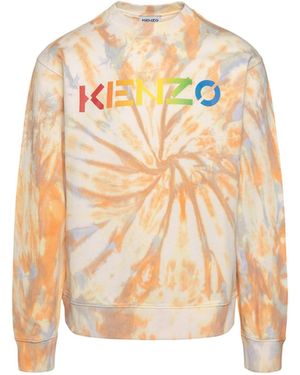 KENZO Cotton Logo Sweatshirt - Multicolour