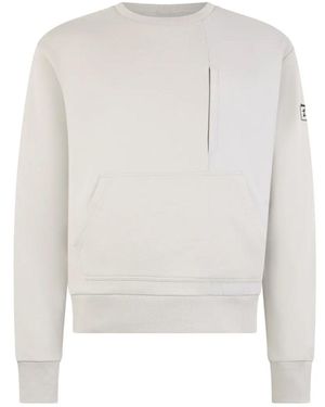 Herno Panelled-Design Sweatshirt - White