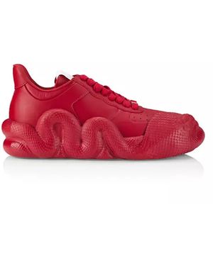 Giuseppe Zanotti Cobra Sneakers - Red