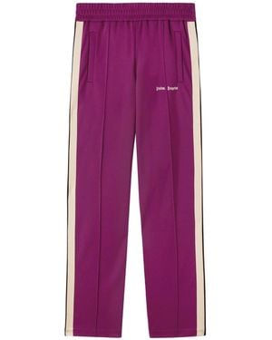 Palm Angels Logo Track Trousers - Purple