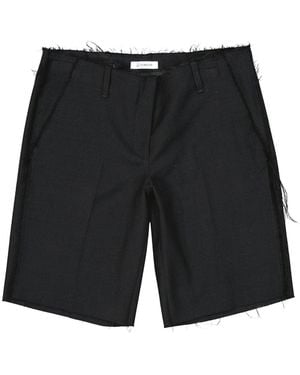 Dondup Virgin Wool Shorts - Black
