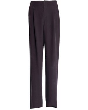 Saint Laurent Straight Trousers - Purple