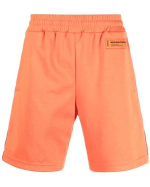 Heron Preston Blend Cotton Shorts - Arancione