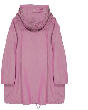 Herno Lightweight Parka Coat - Purple
