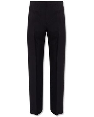 Ferragamo Cotton Casual Trousers - Black
