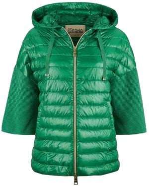 Herno Ultralight Hooded Jacket - Green