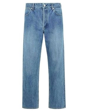 Jil Sander Straight-Leg Light Denim Jeans With Timeless Silhouette - Blue