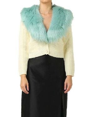 Gucci Strickjacke aus Wolle und Kaschmir - Grün