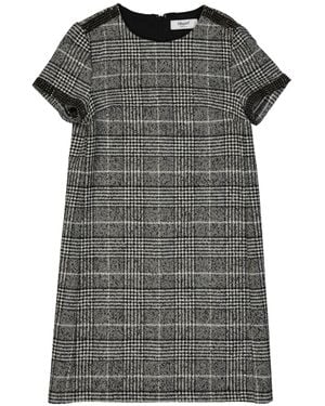 Blugirl Blumarine Mini abito in misto lana - Grigio