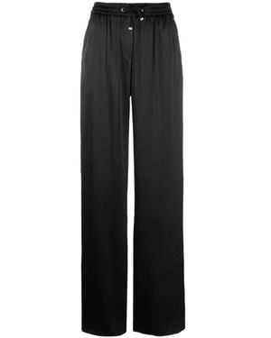 Herno High-Waist Palazzo Trousers - Black